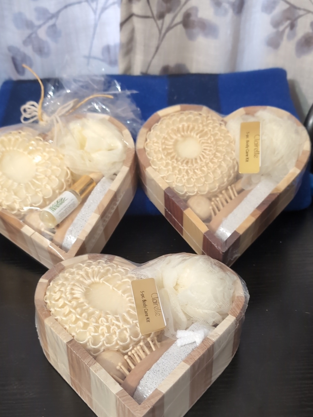 Cream Heart Spa Gift Set by